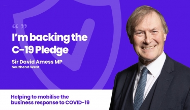 Sir David backs C-19 Business Pledge drive by local businesses to help Southend West through COVID-19 crisis